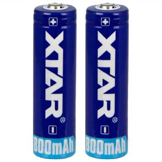 Xtar 14500/AA 3,7 V 800 mAh akkumulátor - 2 db
